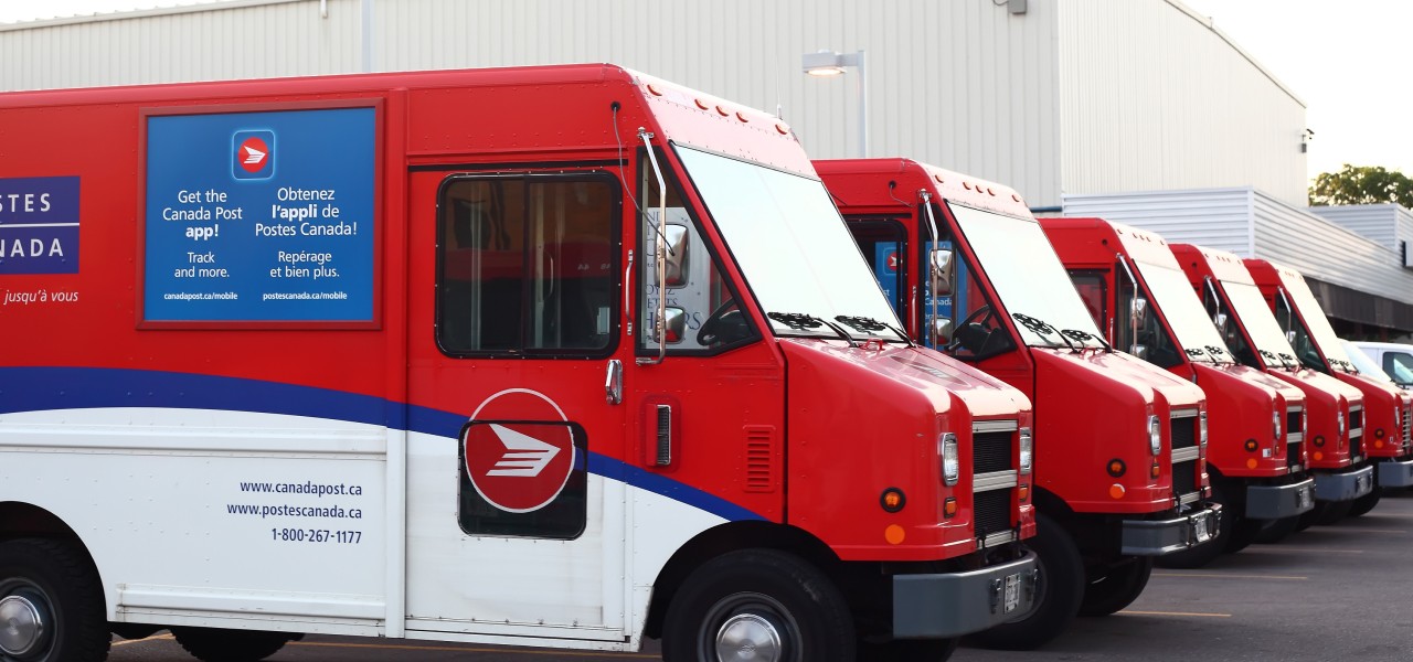 Canada Post delivery vehicles